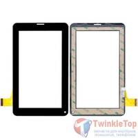 Тачскрин 7.0" 30 pin (111x186mm) XRDPG-070-34 черный (С отверстием под динамик)