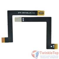 Шлейф / плата iconBIT NetTAB THOR ZX 3G (NT-3905T) QP78 U39GTC0NS_FPC V1.2 материнской платы