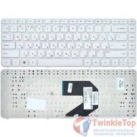 Клавиатура для HP Pavilion g4-2000 белая с белой рамкой