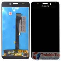 Модуль (дисплей + тачскрин) для Philips Xenium V526 LTE черный