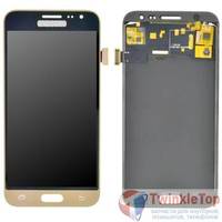 Модуль (дисплей + тачскрин) для Samsung Galaxy J3 (2016) SM-J320F/DS золото TFT (регулируемая подсветка)