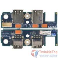 Шлейф / плата Toshiba Satellite P200 / ISRAA LS-3444P на USB