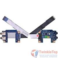 Шлейф / плата Lenovo G575 / LS-6756P Rev:1.0 на аудио разъем