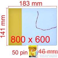Дисплей 8.0" / шлейф 50 pin 800x480 (141x183mm) 3mm / TM 080 REV.0 / Провод на подсветку