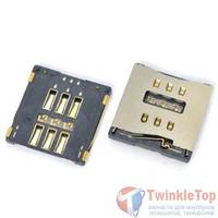 Разъем Nano-Sim 16-17mm x 15-16mm x 1,6mm Apple Iphone 5 KA-046