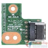 Шлейф / плата HP G62-100EB / 01013JS00-575-G на USB