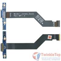 Шлейф / плата Samsung Slate 7 XE700T1A (XE700T1C-H01) Jones_Dock Rev: MP1.0 на разъем DOCK станции