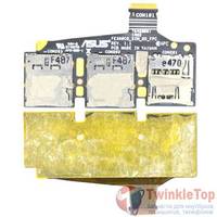 Шлейф / плата ASUS Fonepad 8 (FE380CG) K016 FE380CG_SIM_SD_FPC REV.1.1 на SIM reader