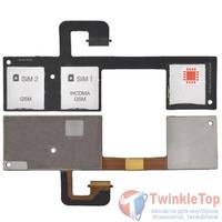 Шлейф / плата HTC One M7 801n PN07100 на SIM reader