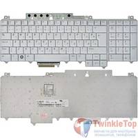 Клавиатура для Dell Inspiron 1721 (PP22X) серебристая Английская раскладка