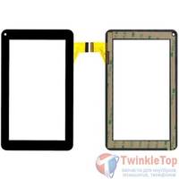 Тачскрин 7.0" 30 pin (111x186mm) XRDPG-070-34 черный (Без отверстия под динамик)