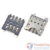 Разъем Micro-Sim 14-15mm x 12-13mm x 1,3mm BlackBerry Q10 KA-044