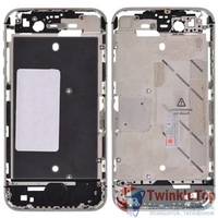 Рамка корпуса Apple Iphone 4S / серебристый