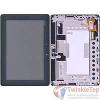 Модуль (дисплей + тачскрин) для ASUS MeMO Pad Smart 10 (ME301) K001 черный с рамкой 69.10I27.T01