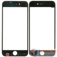 Стекло Apple iPhone 8 + рамка + плёнка OCA черный