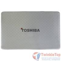 Крышка матрицы ноутбука (A) Toshiba Satellite L755-A1S / ZYE33BLBLC00Q0 REV:3C серебристый