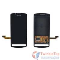 Модуль (дисплей + тачскрин) для Nokia 700 черный