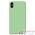 Чехол для Apple iPhone X Silicone Case салатовый