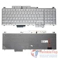 Клавиатура для Dell Inspiron 1721 (PP22X) серебристая с подсветкой