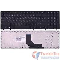 Клавиатура для HP EliteBook 8560p черная с черной рамкой