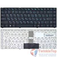 Клавиатура для Asus U20 черная с черной рамкой
