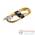 DATA кабель USB - Lightning HOCO U8 Zink Allow Metal 1m бронзовый