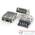 Разъем USB 2.0 / выше середины / 16 x13mm / обратный / юбка / Samsung R520