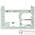 Нижняя часть корпуса ноутбука Acer Aspire one HAPPY (PAV70) / AP0F30001101 белый