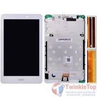 Модуль (дисплей + тачскрин) для Acer Iconia Tab 8 (A1-840 FHD) белый с рамкой 0RG3MF