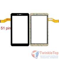 Тачскрин 7.0" 51 pin (105x186mm) 04-0700-0866 V1 черный (С отверстием под динамик)