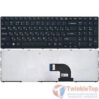 Клавиатура для Sony VAIO SVE151 черная с черной рамкой