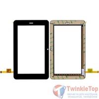 Тачскрин 7.0" 12 pin (113x189mm) EST-04-0700-0314 V2 черный (С отверстием под динамик)