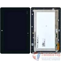 Модуль (дисплей + тачскрин) для ASUS VivoTab Smart ME400C (K0X) черный с рамкой 5268N FPC-1