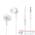 Наушники гарнитура 3,5 jack HOCO M14 Initial sound белый
